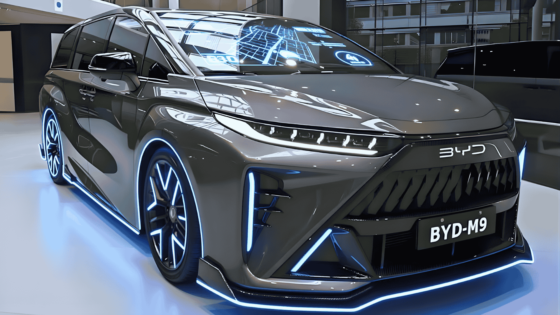 BYD presenta el M9 2026: una minivan de lujo sin precedentes