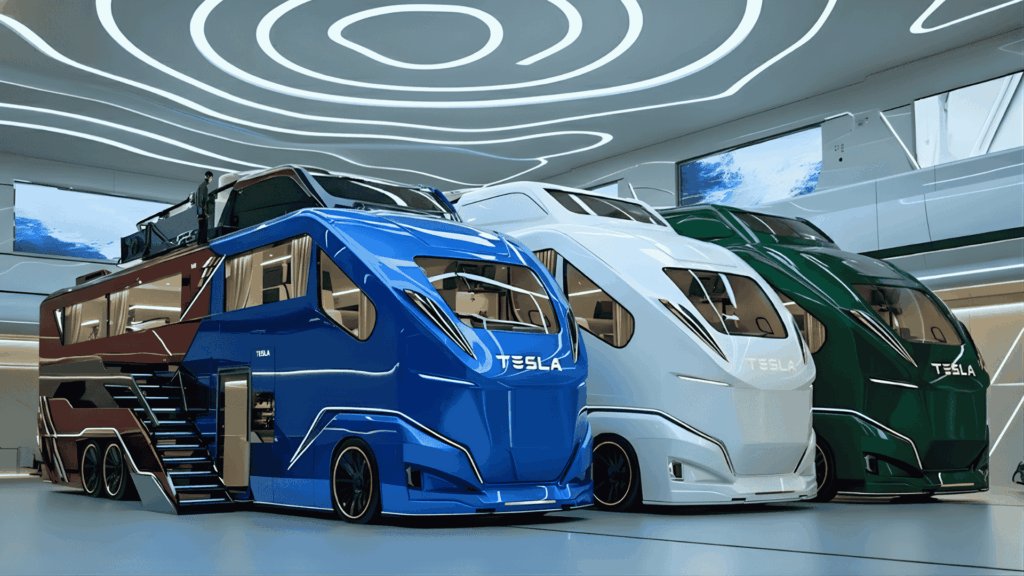 Tesla Motorhome Eléctrico 2026: análisis completo con autonomía, tecnología inteligente y diseño interior
